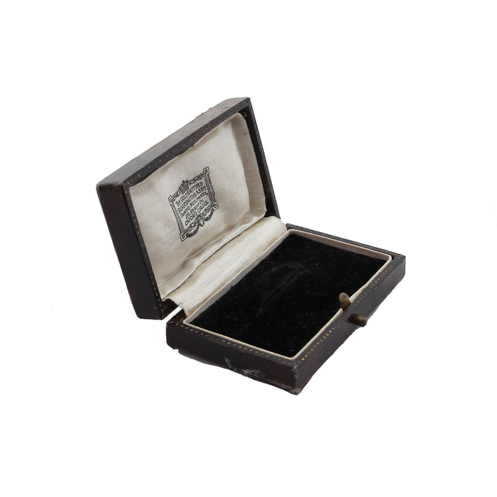rectangle goldsmiths silversmiths jewellery brooch box